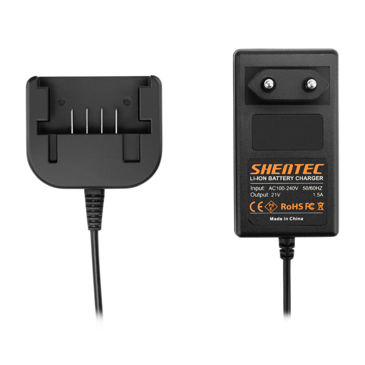 SHENTEC Ładowarka akumulatorów Li-ion do Worx 20V WX678 WG259 WX390.1 WX393.3 WG549E.9 WA3551.1