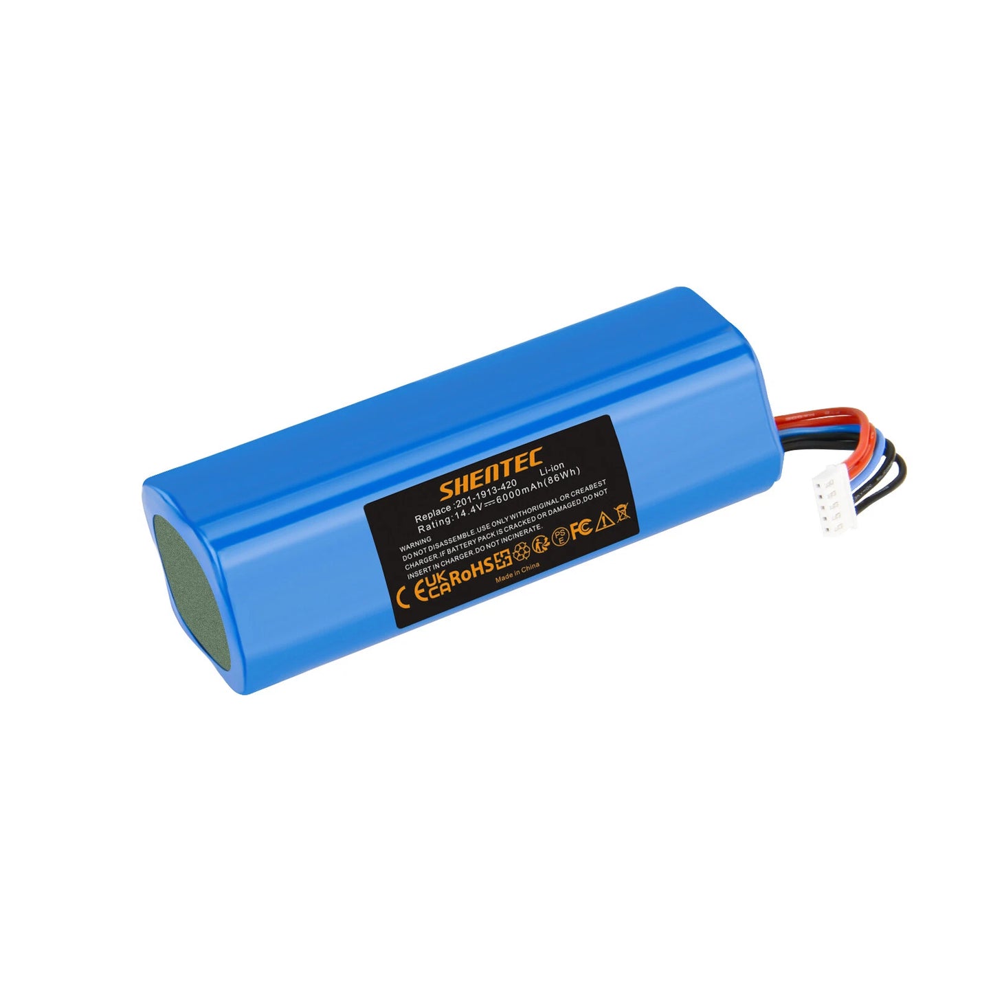 SHENTEC 2x6Ah 14.4V Akumulator Li-ion do Ecovacs 201-1913-4200 S10-Li-144-5200 DBX11-11/21