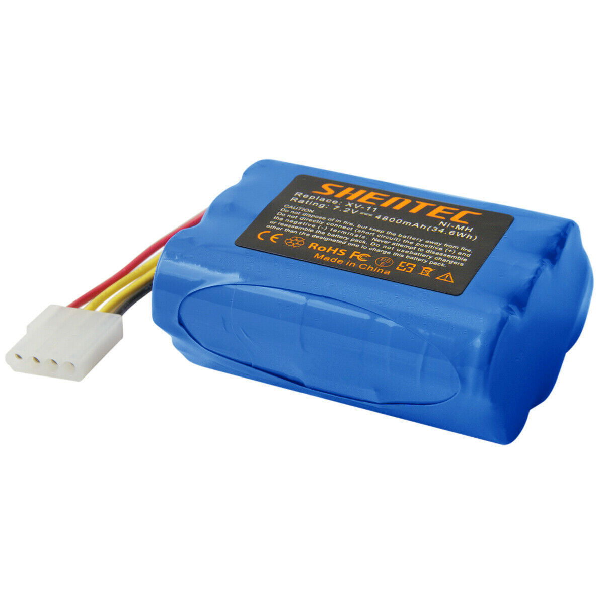 SHENTEC 4800mAh 7.2V Akumulator Wymienny Do Neato XV-11 XV-12 XV-14 XV-15 XV-21 XV-25 205-0001