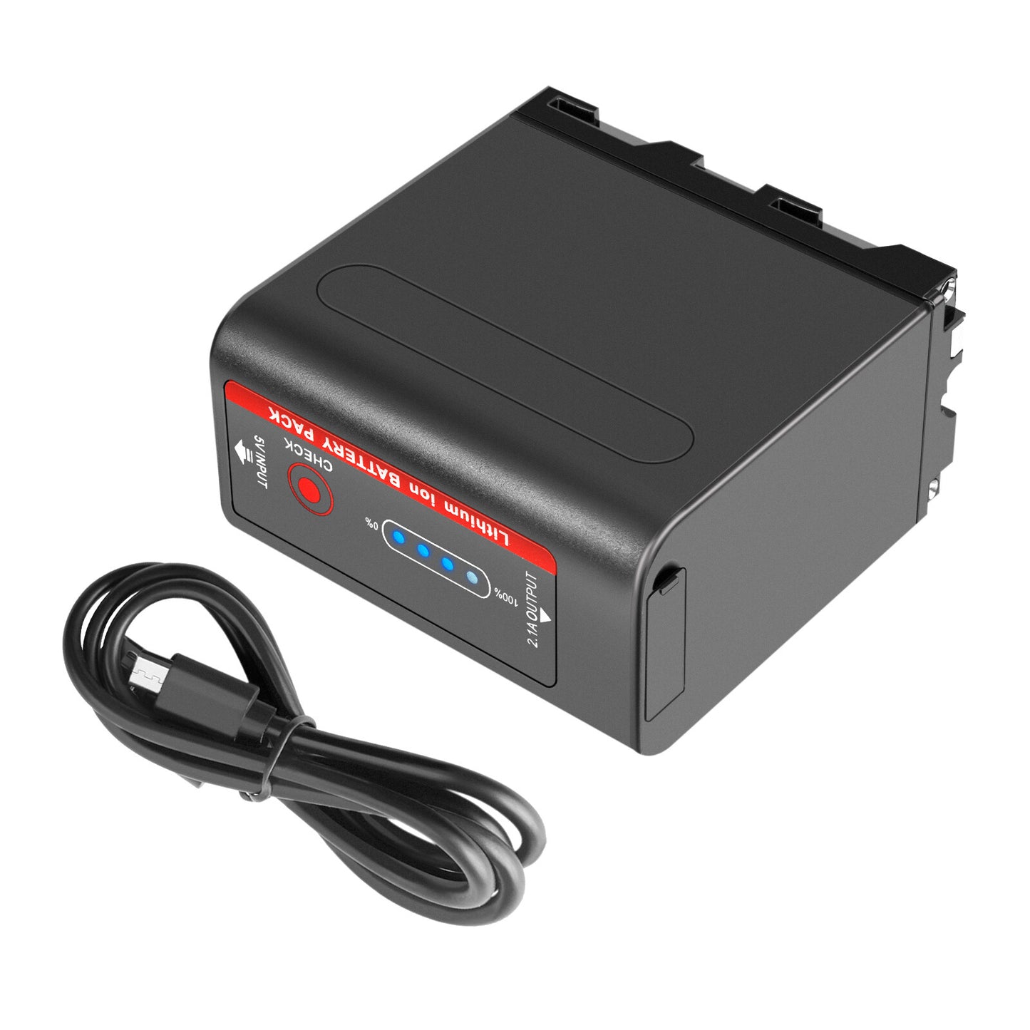 2X 7.4V NP-F970 10500mAh Battery For Sony NP-F930 F950 NP-F530 F960 NP-F990