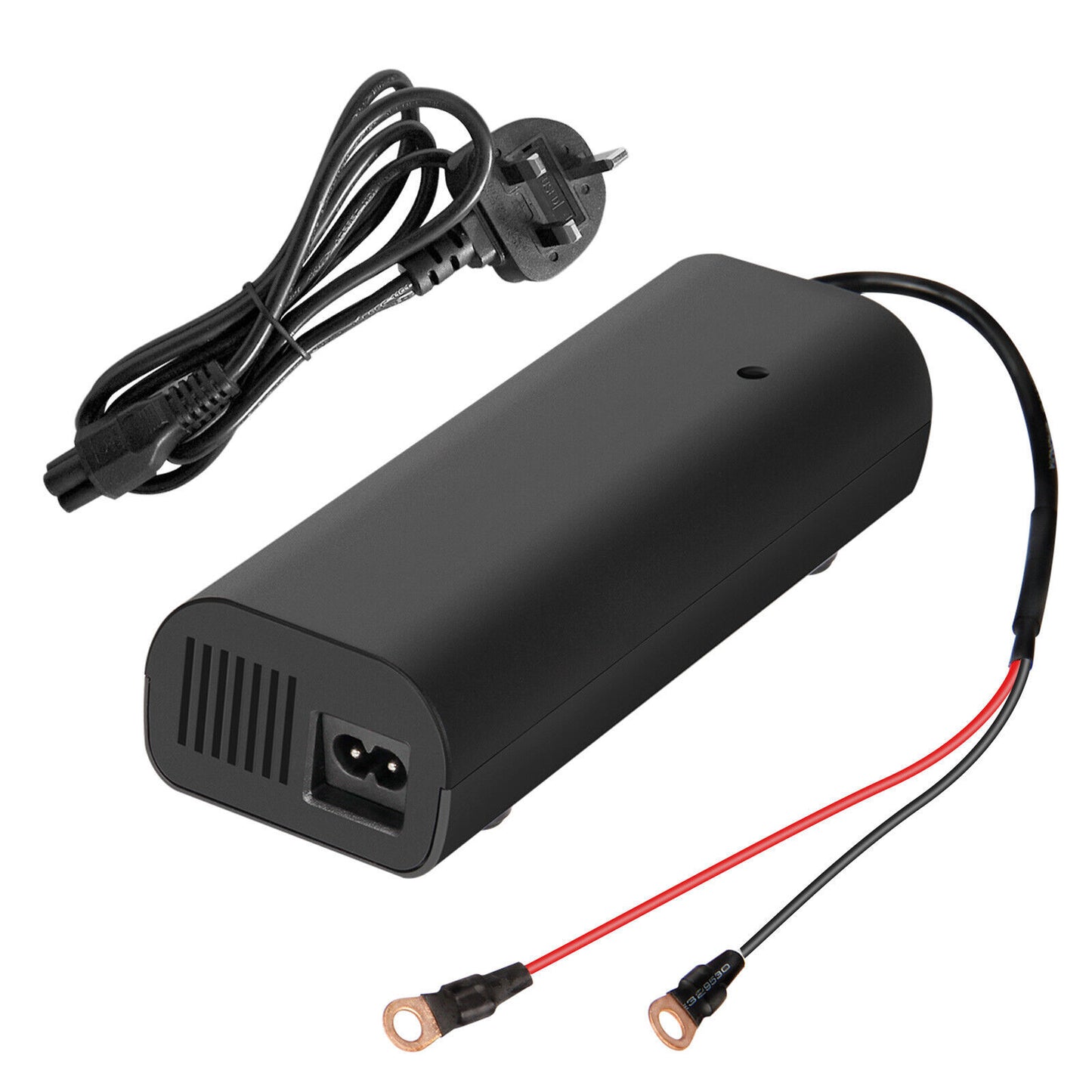 SHENTEC Ładowarka do akumulatorów LiFePO4 14,6V 20A do baterii litowo-żelazowo-fosforanowych 12V z zaciskami M8 i krokodylkami