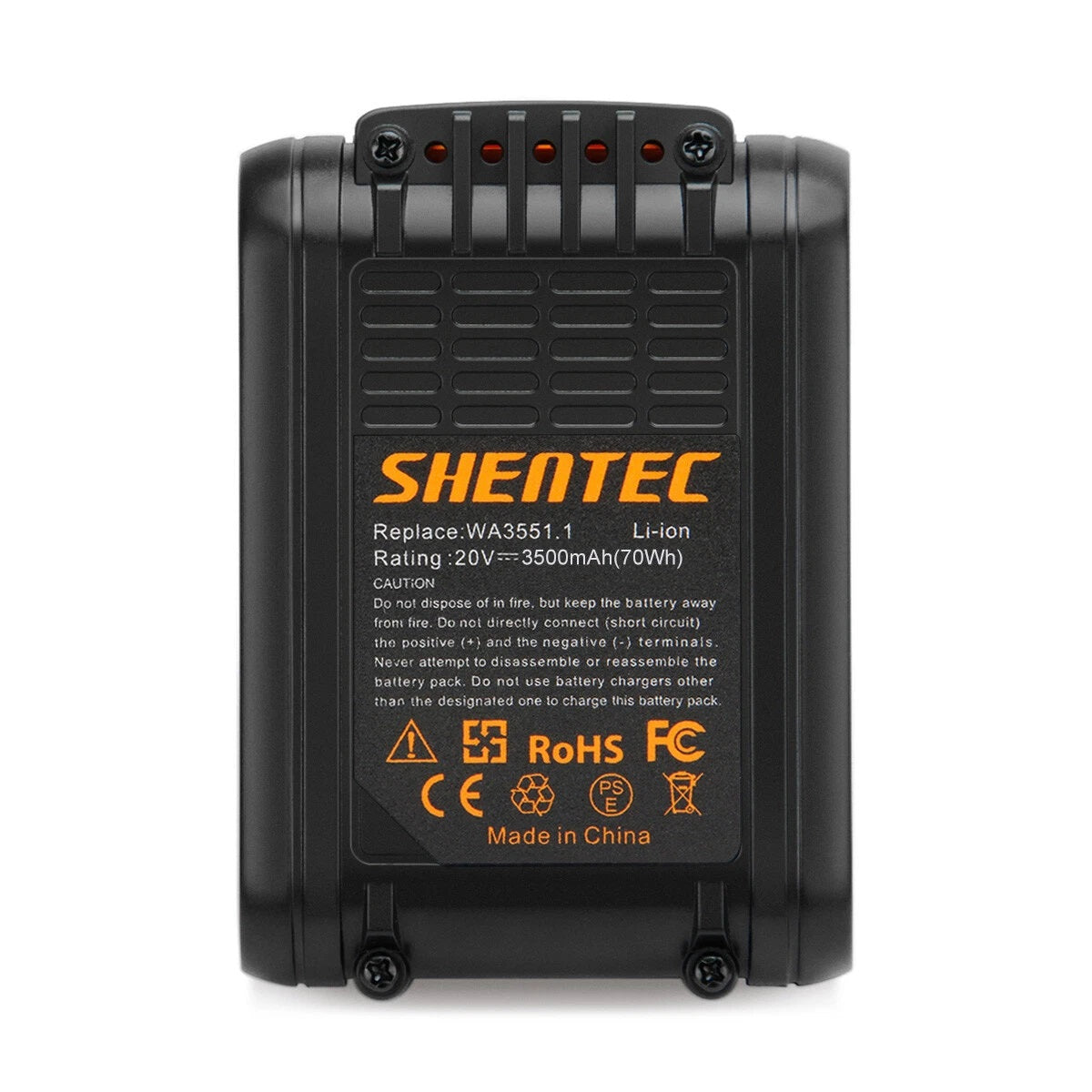 SHENTEC akumulator Li-ion 3500mAh 20V do Worx WA3551.1 WG169 WX372 WX166 WX372 WX390