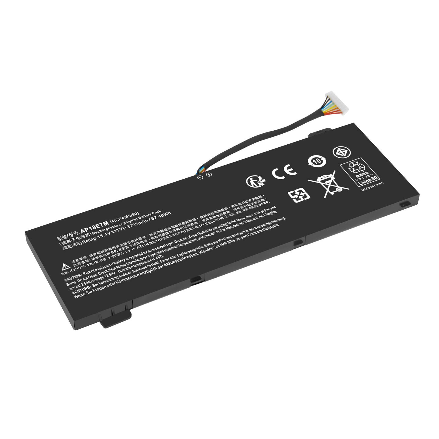 Zamienna bateria 57Wh 15.4V AP18E8M E7M 4ICP4/70/88 do Acer Nitro 7 AN715-51 AN515-52