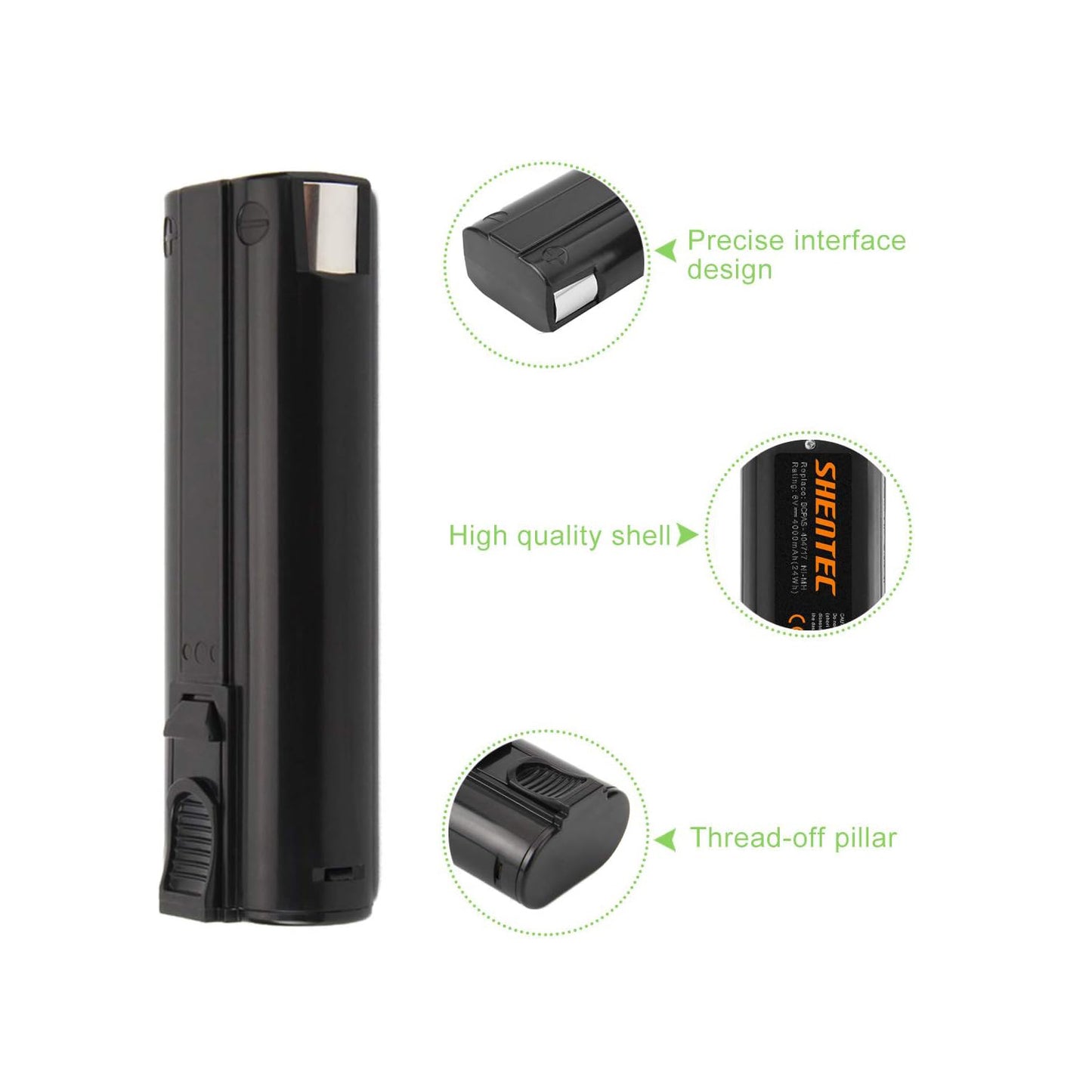 SHENTEC 2x 4Ah 6V akumulator do Paslode 404717 B20544E 900600 IM250 IM350 IM65 IM50