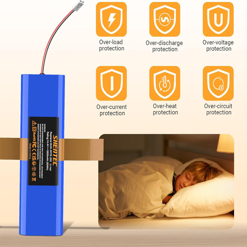 SHENTEC bateria wymienna 3500mAh do ILIFE V3s Pro V5s