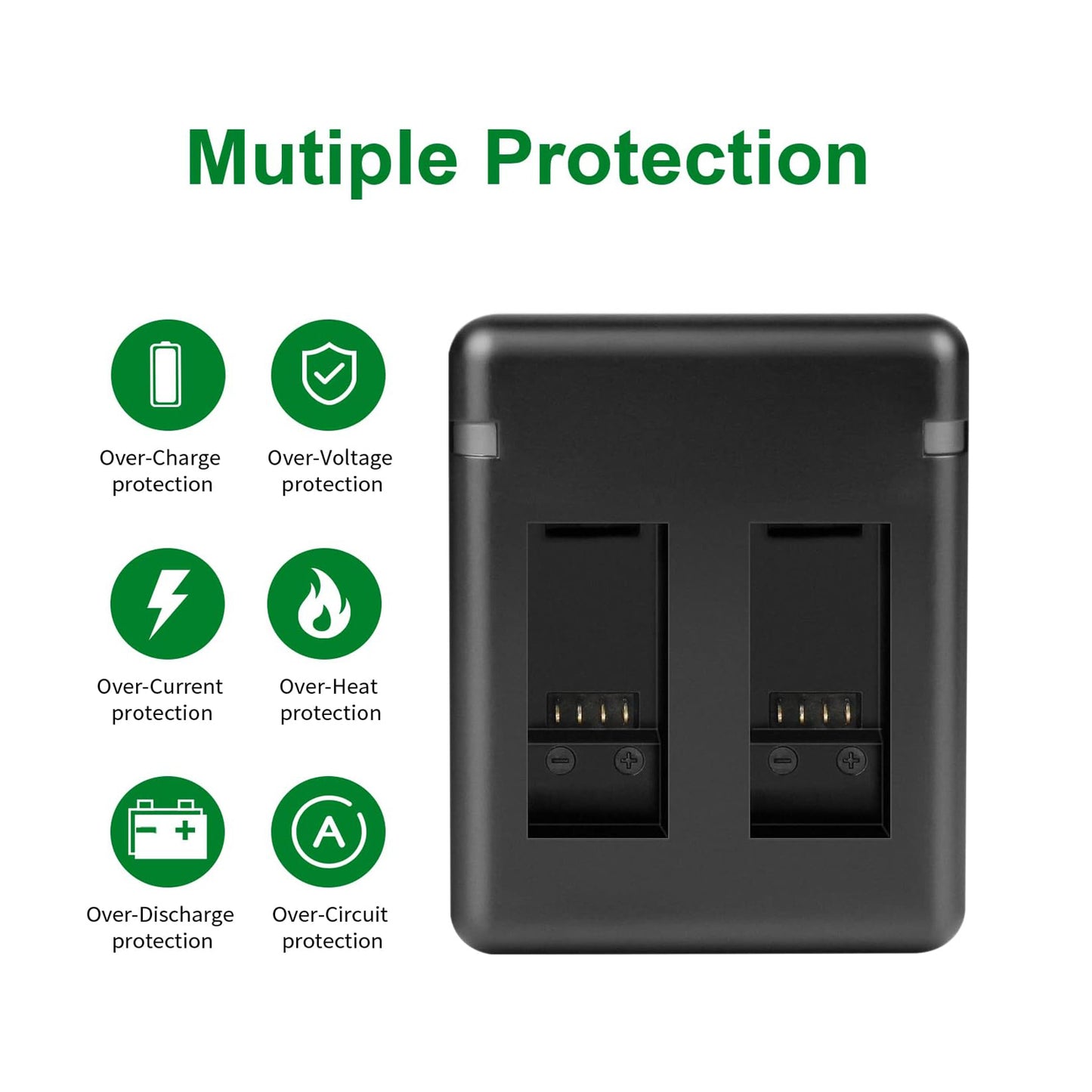 SHENTEC 3.85 V, 2000 mAh Li-Ion do baterii GoPro Enduro