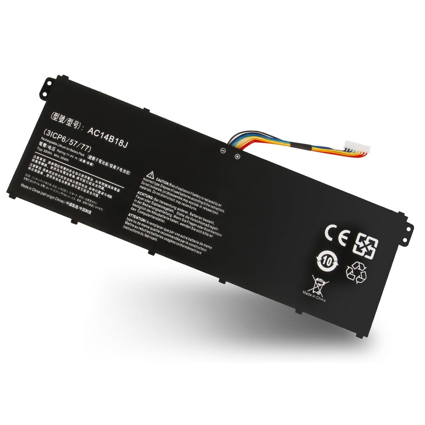SHENTEC 11.4 V 36Wh bateria do Acer Aspire AC14B18J AC14B8K AC14B3K