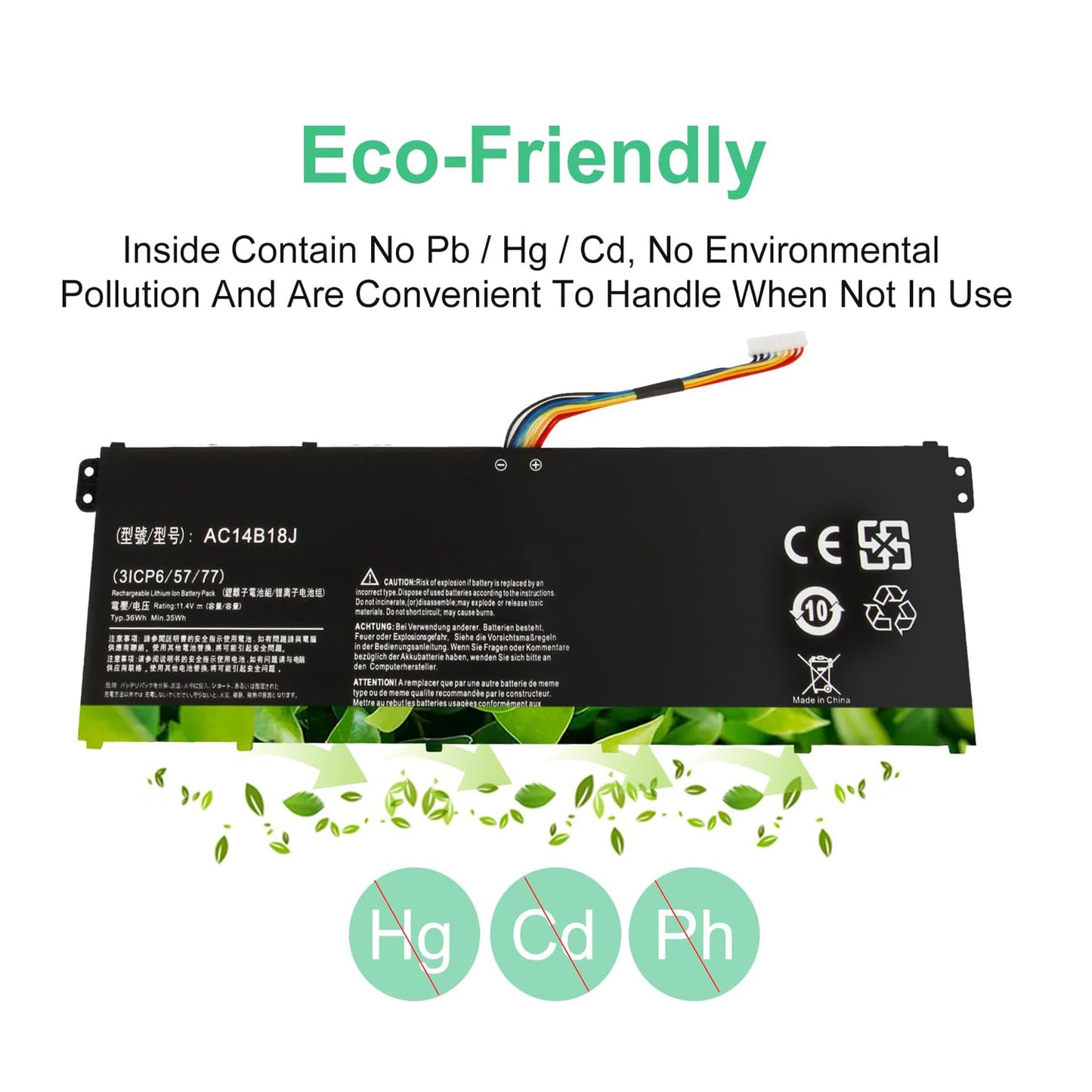 SHENTEC 11.4 V 36Wh bateria do Acer Aspire AC14B18J AC14B8K AC14B3K