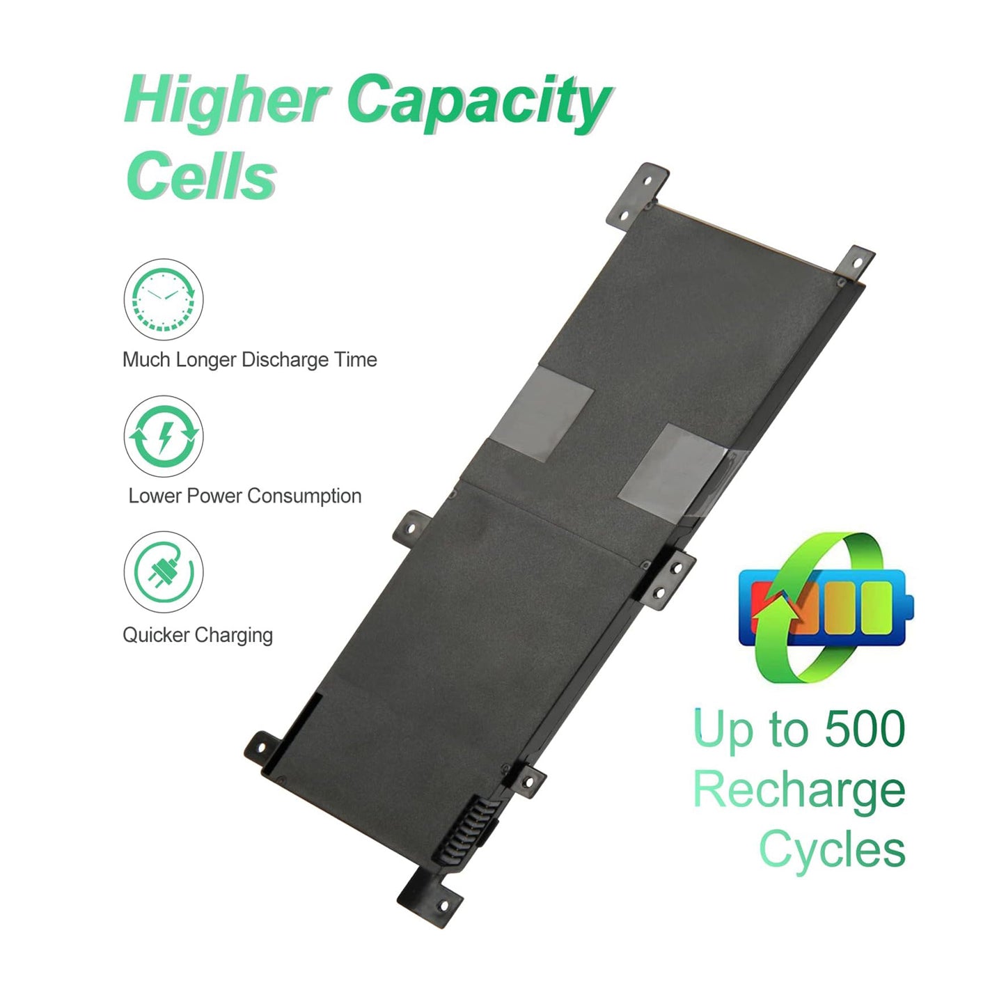 SHENTEC 7.6V 38Wh bateria C21N1509 do Asus Vivobook