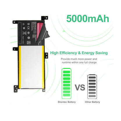 SHENTEC 7.6V 38Wh bateria C21N1509 do Asus Vivobook