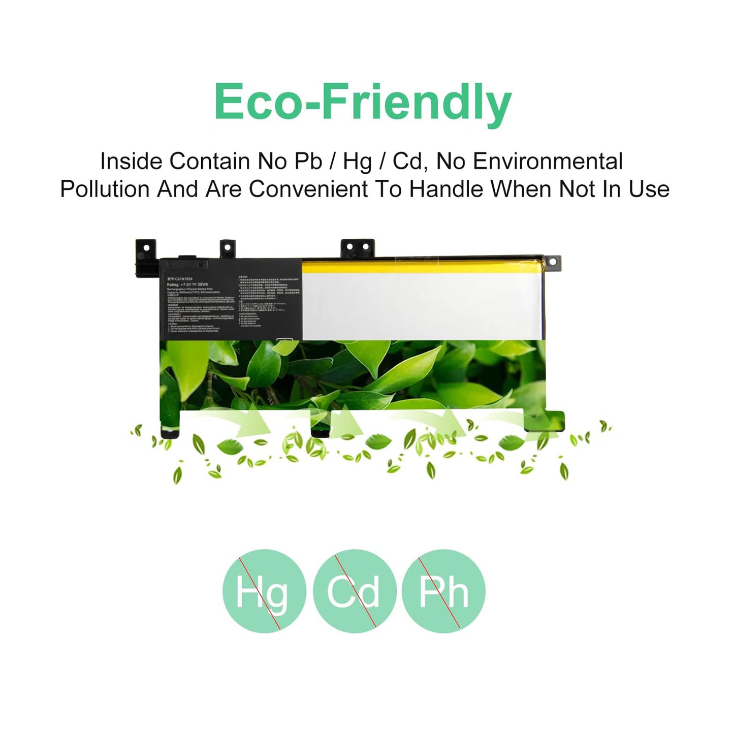 SHENTEC 7.6V 38Wh bateria C21N1509 do Asus Vivobook