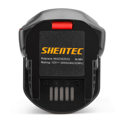 SHENTEC Akumulator zamienny Ni-MH 12V 3.5Ah do AEG B1214G BS12G BS12X 4932352532 4932399697 4932399696