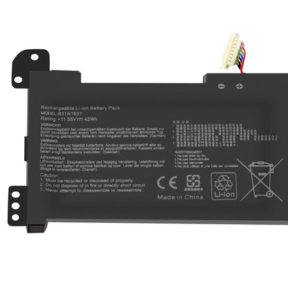 42W B31Bi9H B31N1637 Bateria do ASUS VivoBook S510UQ X510UR-3B X510UN-1A X510UQ-3F