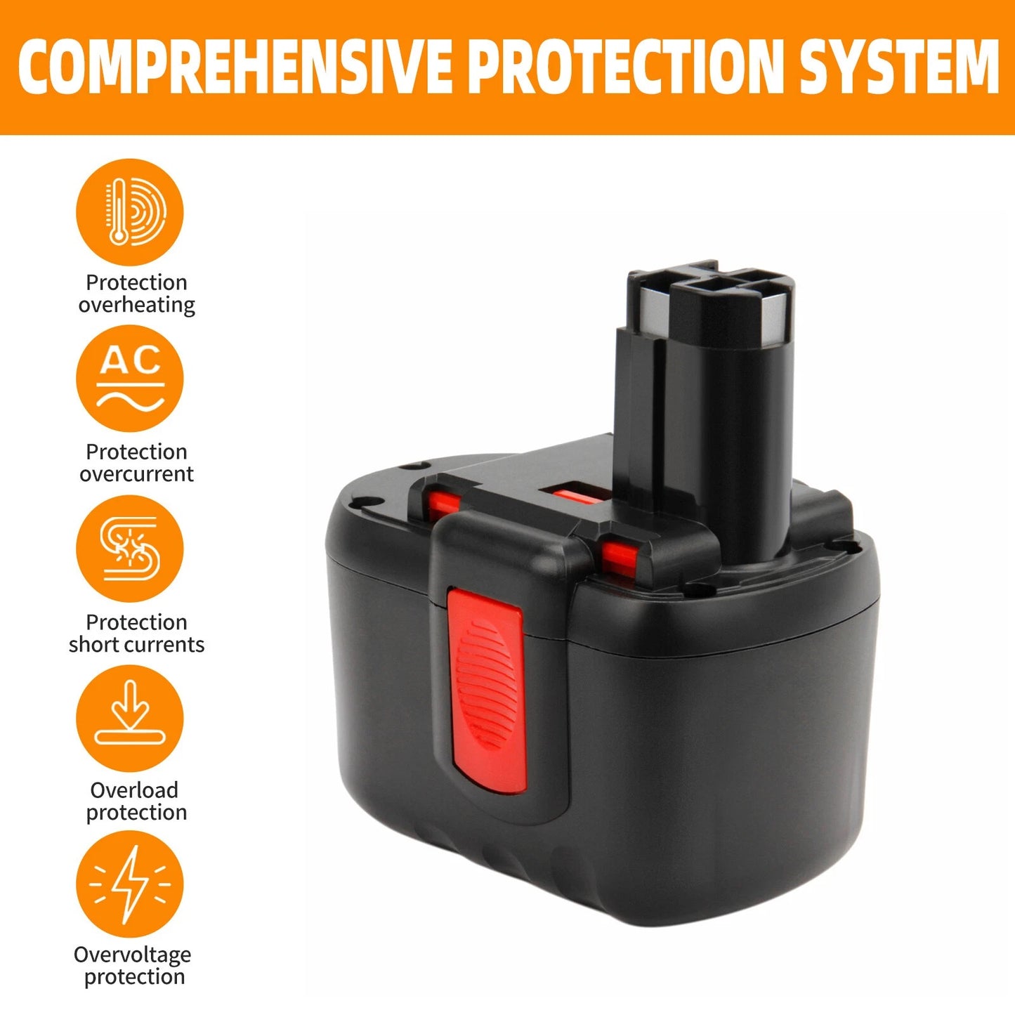 SHENTEC akumulator Ni-MH 24V 4Ah do Bosch BAT240 BAT299 BAT030 BAT031 GBH24VF