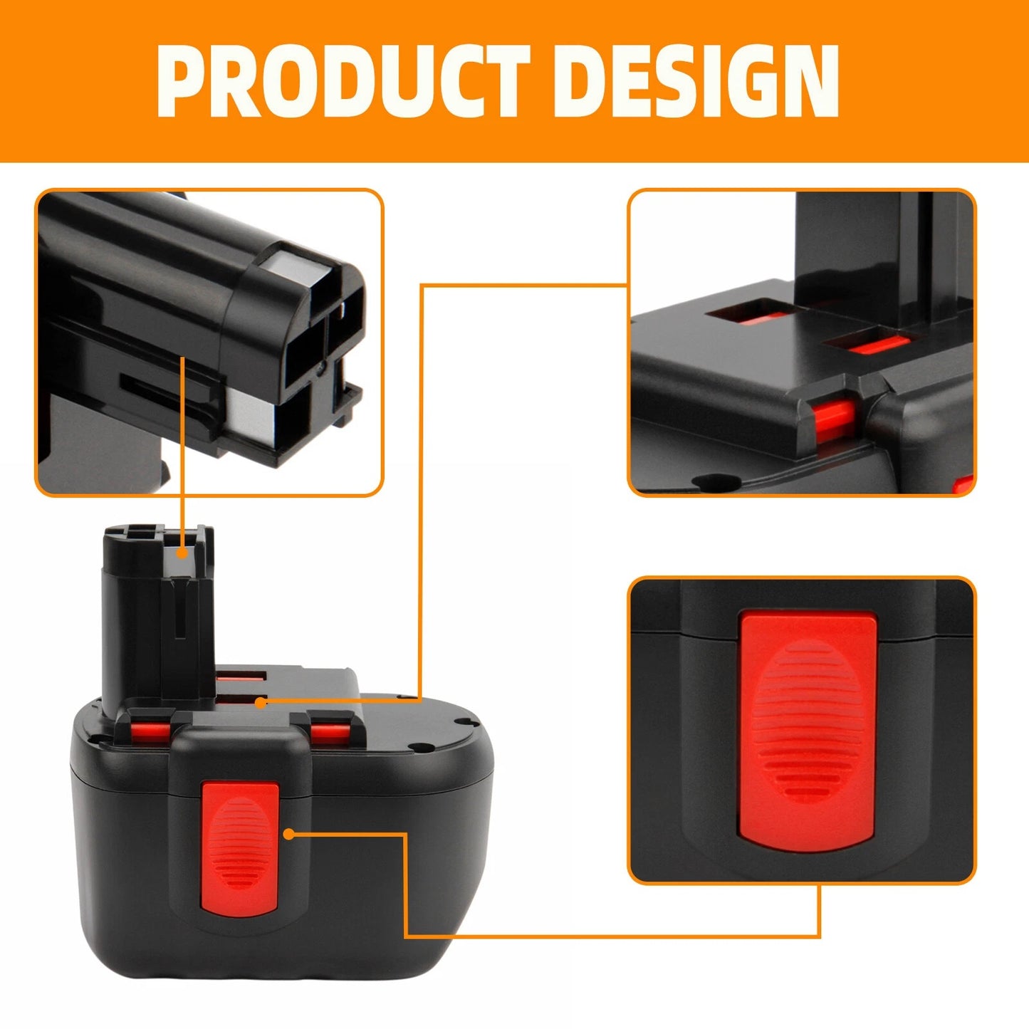 SHENTEC akumulator Ni-MH 24V 4Ah do Bosch BAT240 BAT299 BAT030 BAT031 GBH24VF