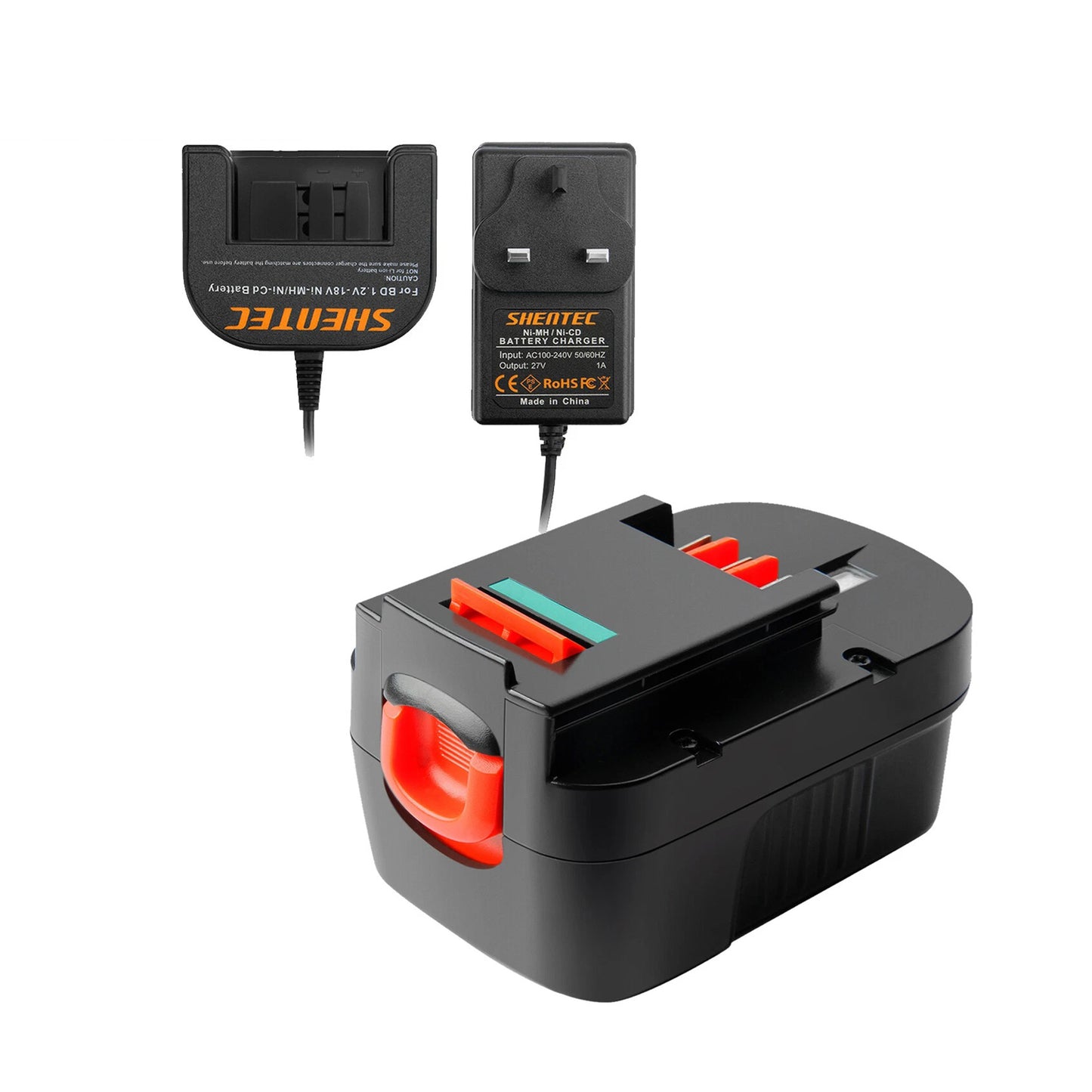 SHENTEC 4.0Ah 14.4V Ni-MH ładowarka akumulatorów do Black & Decker A14 B-8316