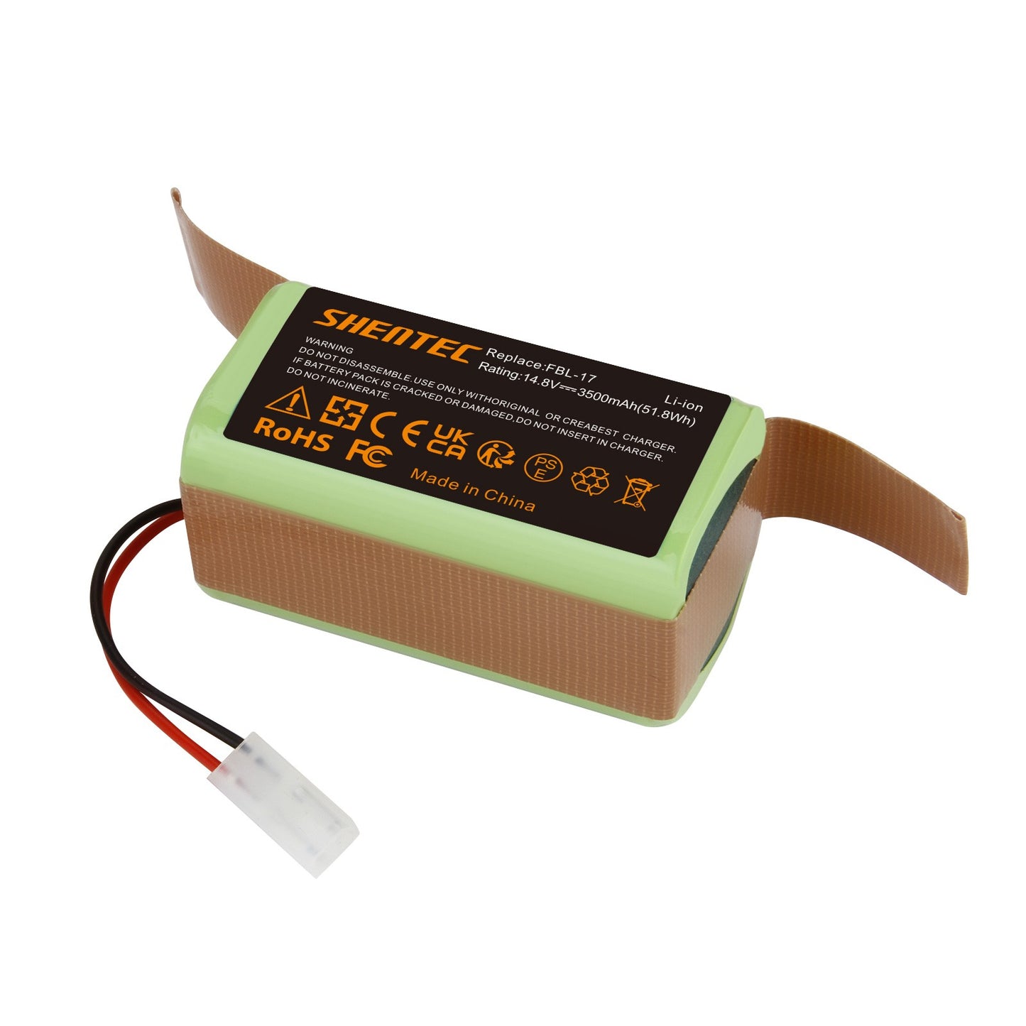 SHENTEC Akumulator 14.8V 3.5Ah do Bissell EV675,2503, 2933, 2859, 3115,Bob Sweep WJ540011