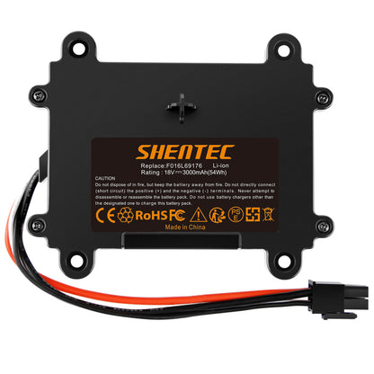 SHENTEC 3.0Ah 18V akumulator Li-ion do Bosch Indego F016L69176 F016104898 5INR19/66 S+400