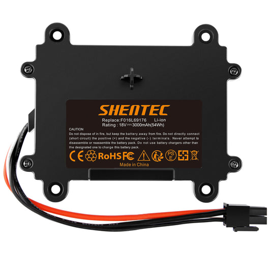 SHENTEC 3.0Ah 18V akumulator Li-ion do Bosch Indego F016L69176 F016104898 5INR19/66 S+400