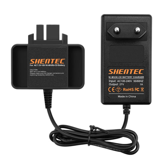 SHENTEC Ładowarki do akumulatorów do Milwaukee AEG B9.6 BX9.6 BXS9.6 MX9.6 4 932 366 429