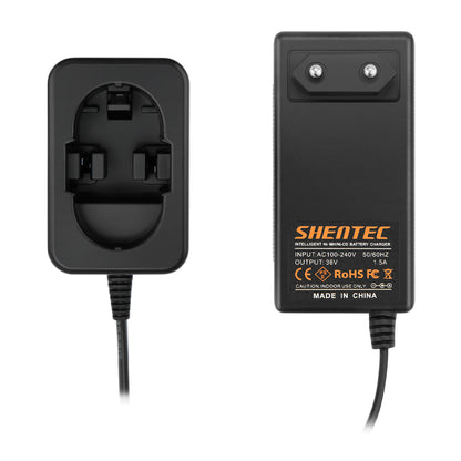 SHENTEC Ładowarka do akumulatorów Ni-MH/CD 7.2V-24V do Bosch BAT040 BAT045 BAT240 GDS GSR GS PSB