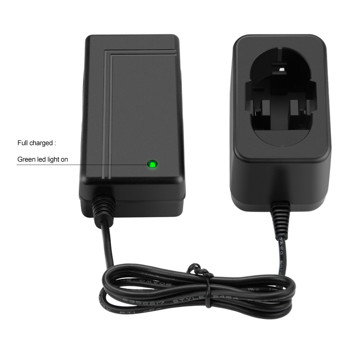 SHENTEC Ładowarka do akumulatorów Ni-MH/CD 7.2V-24V do Bosch BAT040 BAT045 BAT240 GDS GSR GS PSB