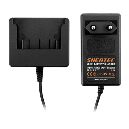 SHENTEC 18V LI-ION ŁADOWARKA DO AKUMULATORÓW DO BOSCH BAT609 BAT609G BAT610 BAT618 17618