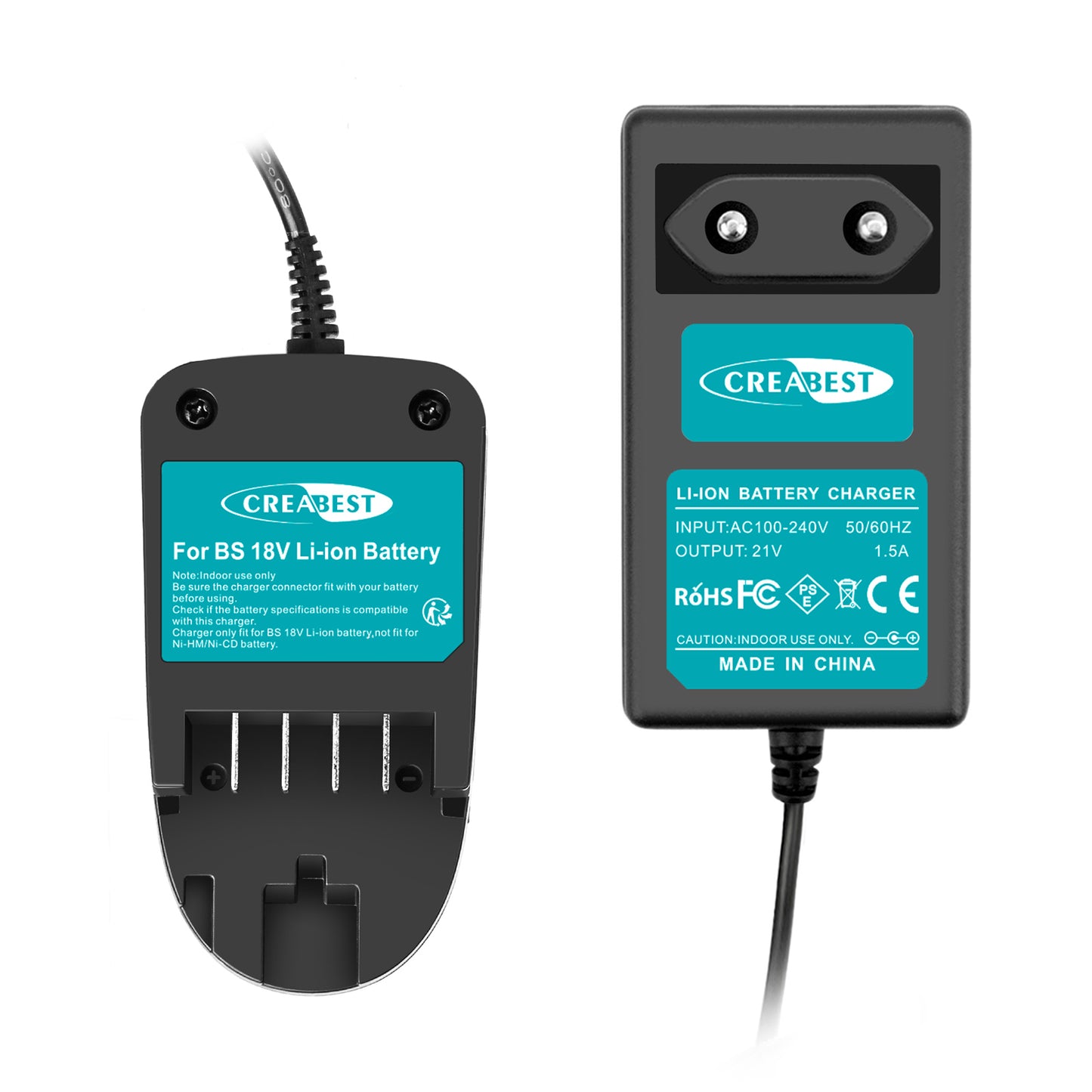 Ładowarka Li-ion SHENTEC 18V do Bosch PST 18 LI PSB 18 LI-2 1600Z00000 1600Z0003U