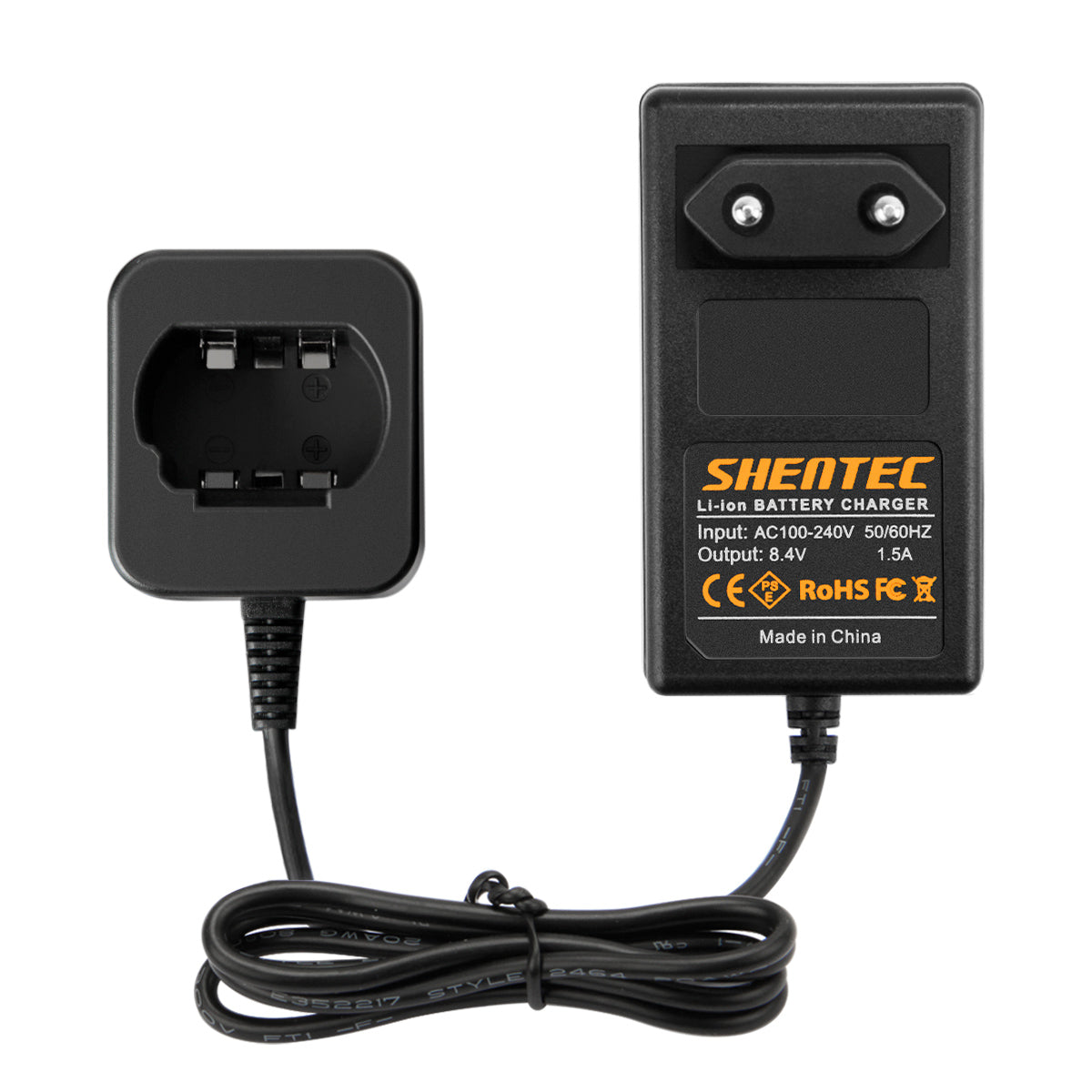 SHENTEC 7.2V Ładowarka akumulatorów Li-ion do Dewalt DCB080 DCF680N1 DCF682 DCF680G2 DW4390
