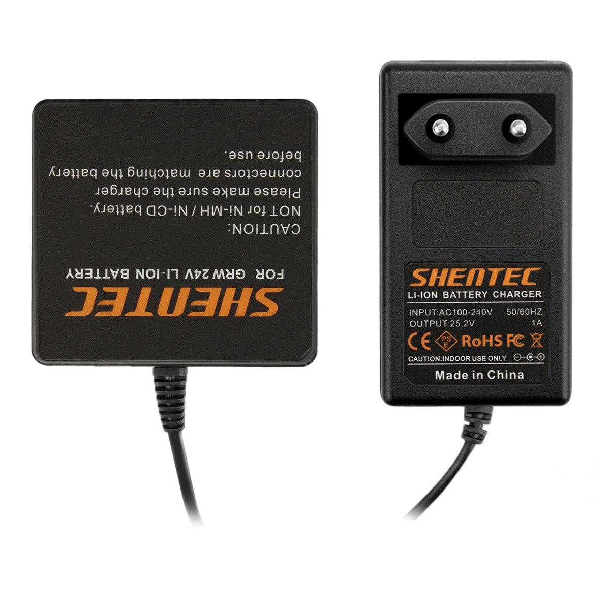 SHENTEC Ładowarka do akumulatorów litowych 24V do GreenWorks G-24 29807 29322 29852 29837 29842