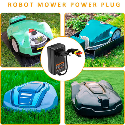 SHENTEC Ładowarka do akumulatora 28V 1.3A do Husqvarna Automower 105 305 310 Mark II 315 Mark II, robotycznej kosiarki