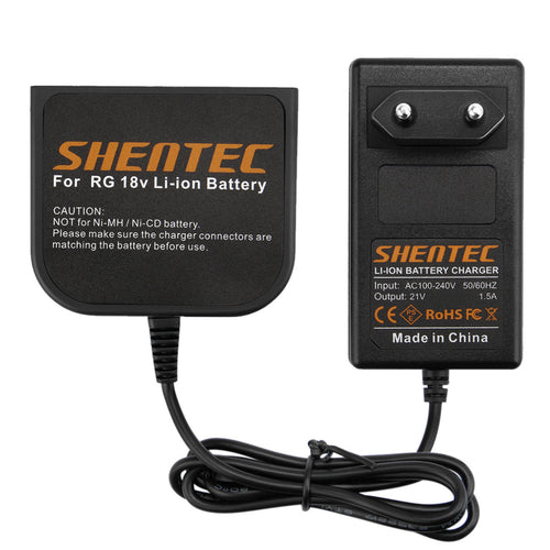 SHENTEC Ładowarka akumulatorów Li-ion 18V do AEG M1830R B1820R L1815R B1830R BUS18X B1814G BX18
