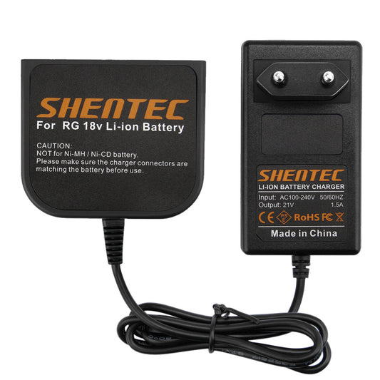 SHENTEC Ładowarka akumulatorów Li-ion 18V do AEG M1830R B1820R L1815R B1830R BUS18X B1814G BX18