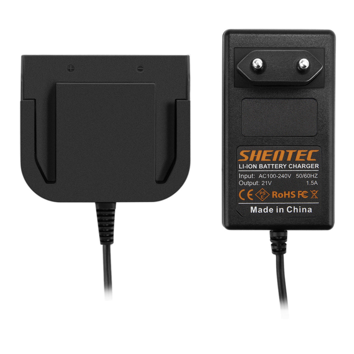 SHENTEC Ładowarka akumulatorów Li-ion 18V do AEG M1830R B1820R L1815R B1830R BUS18X B1814G BX18