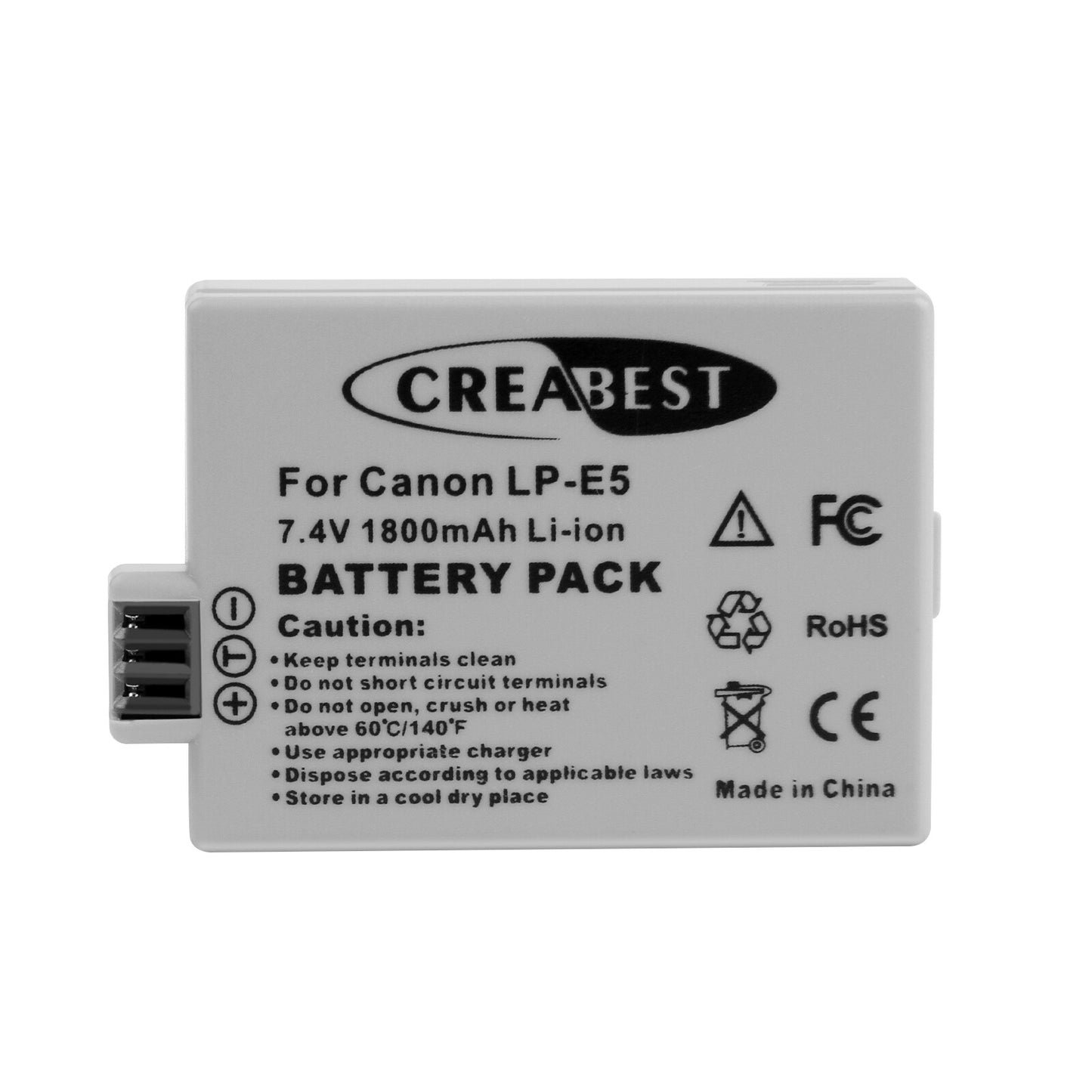 2× Akumulator LP-E5 1800mAh do Canon EOS 450D 500D 1000D Rebel T1i Xs Kiss X3 X2