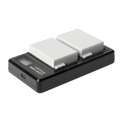 SHENTEC 2x akumulatory LP-E8 + podwójna ładowarka do Canon EOS 550D 600D 650D 700D Kiss T2i X4 X5