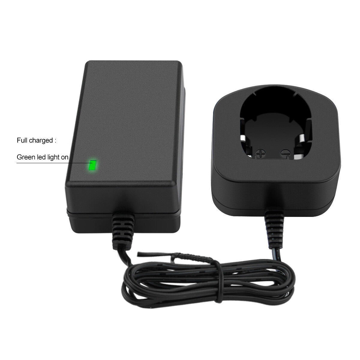 SHENTEC Ładowarka akumulatorów 18V do RYOBI BPL18151/P105/P106/P108/P102/CMD-1802/CMI-1802