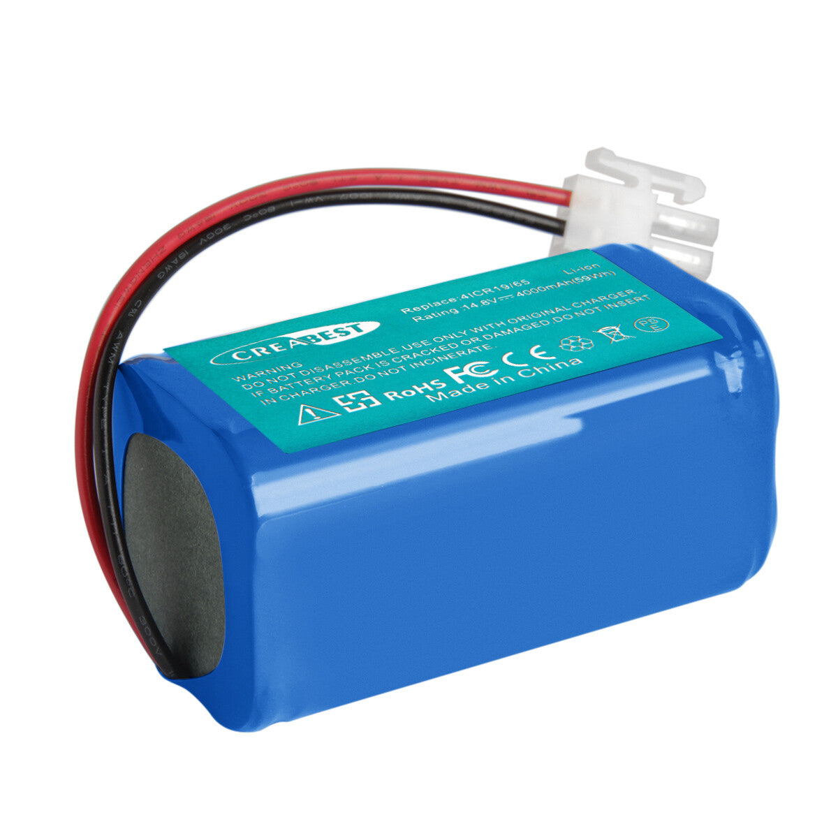 SHENTEC 14.8V 4Ah Li-ion Battery For Ecovacs Deebot CR130 CEN 540 4ICR19/65 Dibea V870