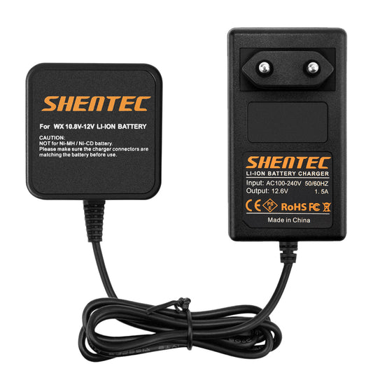 SHENTEC 12V Ładowarka Akumulatorów Li-ion Do Worx WA3503 WA3509 RW9300 WX382 WU288 WX125 WX283