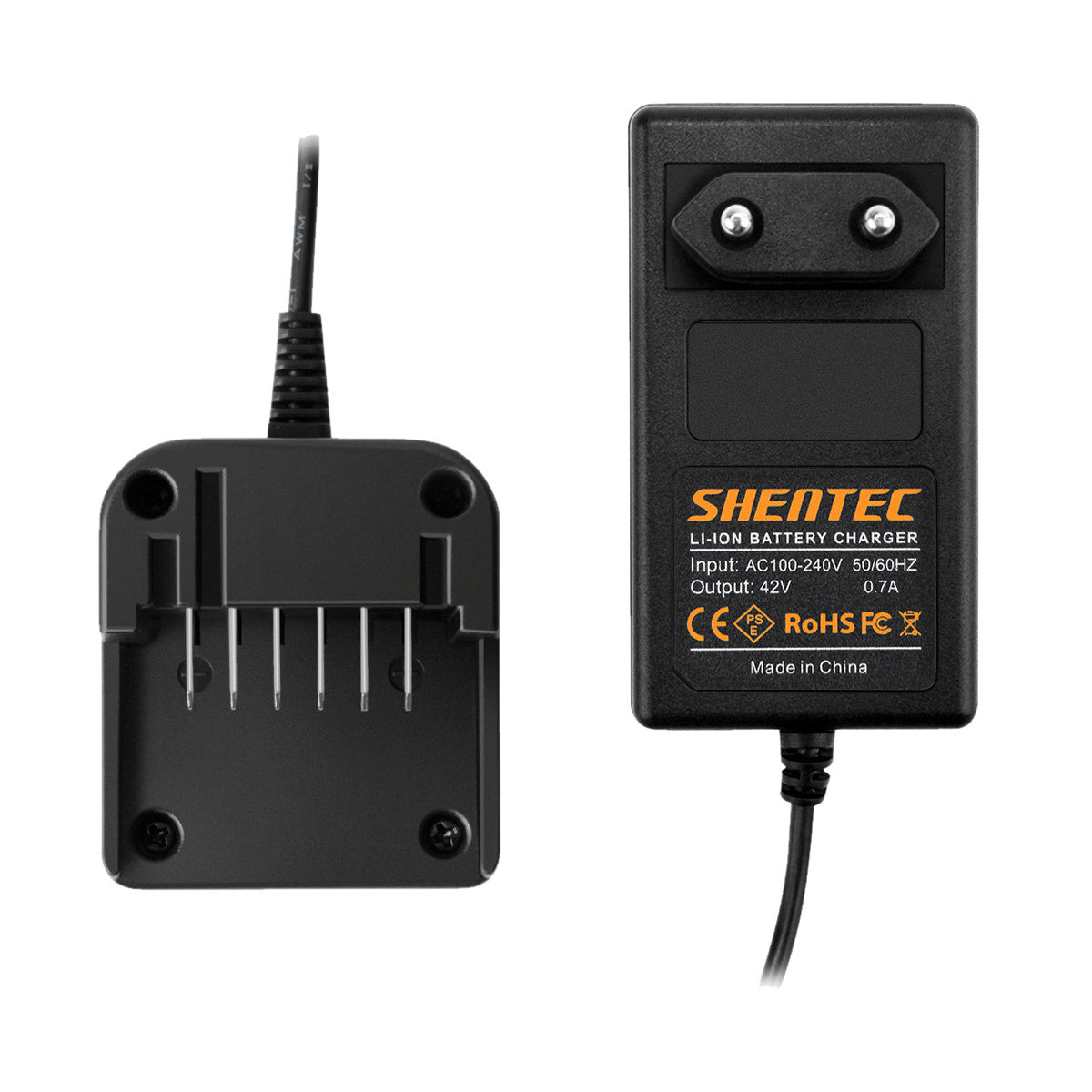 SHENTEC 36V Ładowarka akumulatora Li-ion do Worx WA3734 WA3536 WG268E WG568E WG168E WG368E WG776E