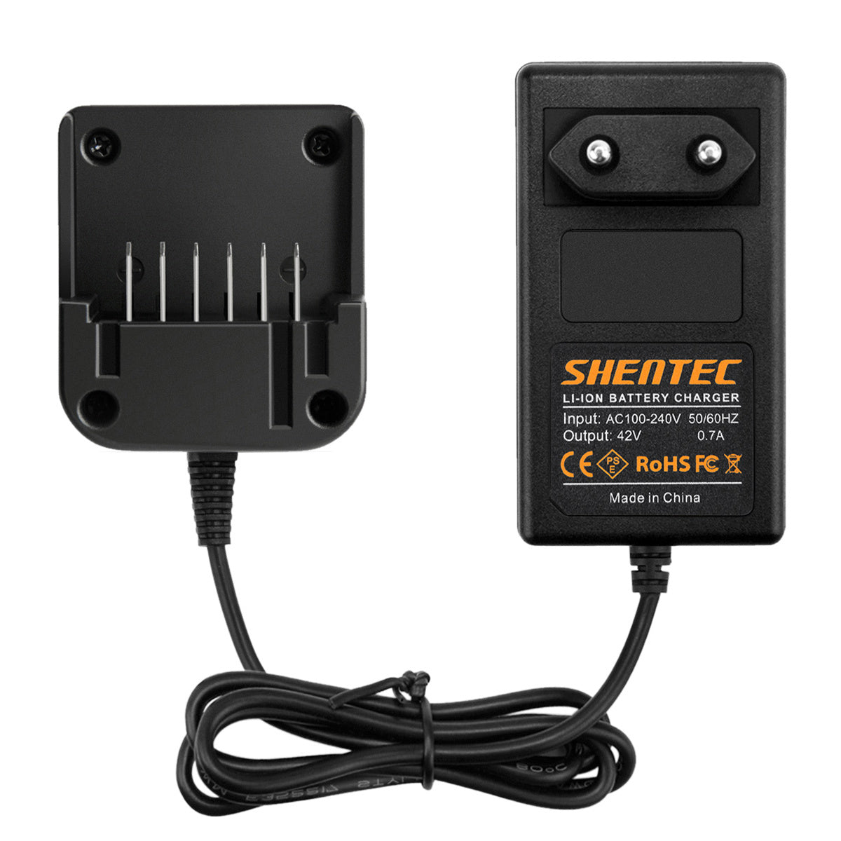 SHENTEC 36V Ładowarka akumulatora Li-ion do Worx WA3734 WA3536 WG268E WG568E WG168E WG368E WG776E