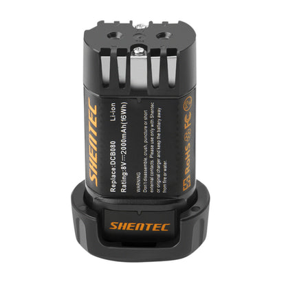 SHENTEC 8V 2000mAh akumulator litowo-jonowy do Dewalt DCB080 DCL023 DW4390 DCF680N1 DCF680G2