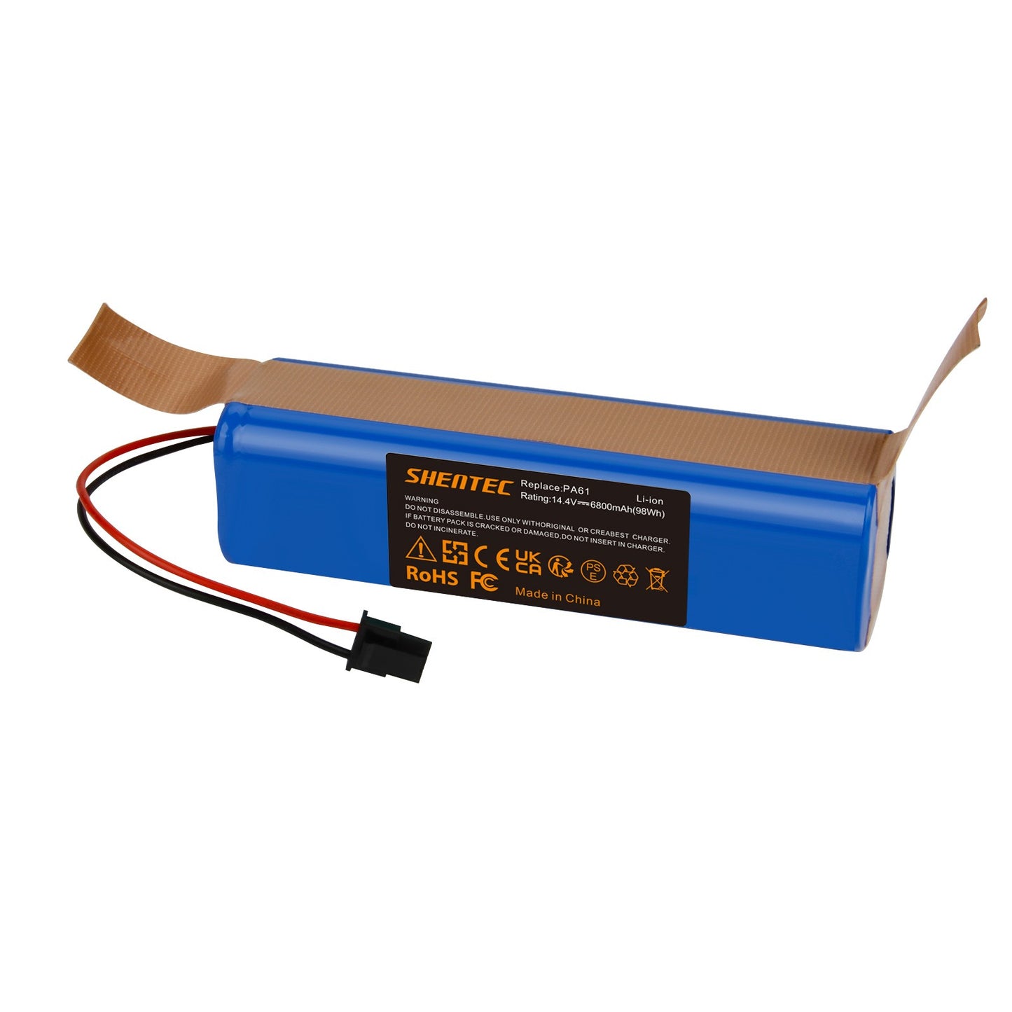 SHENTEC 14.4V 6.8Ah Akumulator wymienny do Eufy RoboVac X8 T226X, X8 Pro, X8 Hybrid, zamiennik PA61