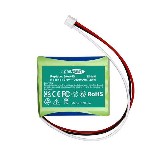 3.6V 2000mAh akumulator zamienny Ni-MH 50AA5S do Tonies Toniebox Musicbox Soundbox