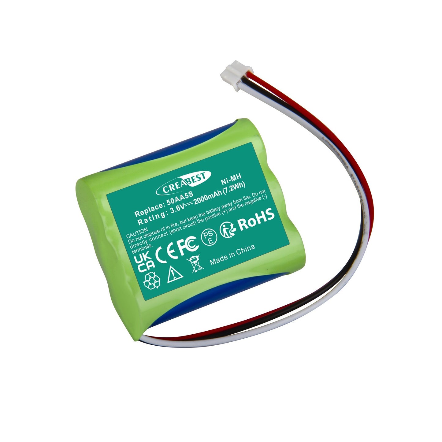 3.6V 2000mAh akumulator zamienny Ni-MH 50AA5S do Tonies Toniebox Musicbox Soundbox