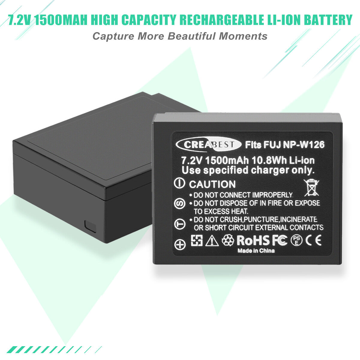 2x NP-W126 W126S akumulator+ładowarka do Fujifilm Fuji X-E1 X-E2 X-E2S X-T10 X-T20