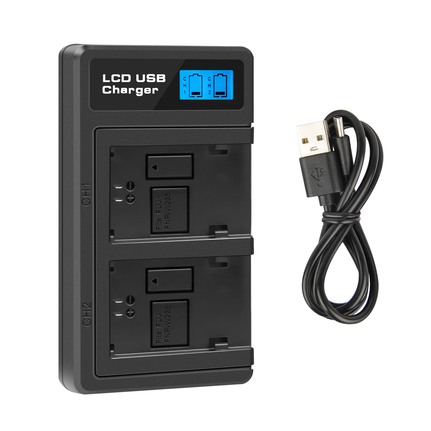 2x NP-W235 Akumulator+Podwójna Ładowarka Do Fujifilm GFX 100S 50S II X-H2S X-T5 XT4 X-T4