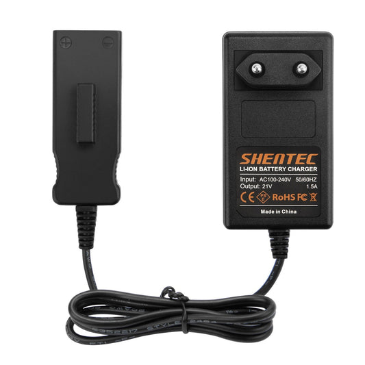 SHENTEC Ładowarka akumulatorów Li-ion 18V do Gardena BLi-18 9840-20 EasyCut Li-18/50 9839 8881 8866