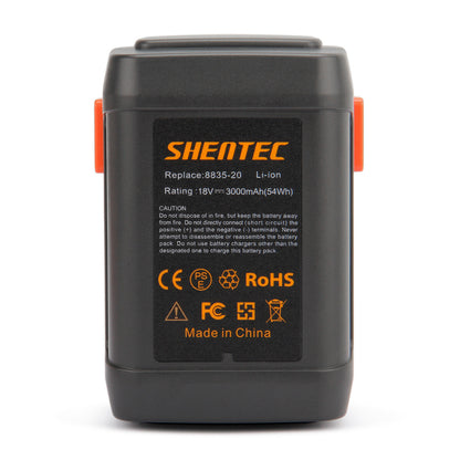 SHENTEC 3000mAh 18V Akumulator Li-ion do Gardena ERGOCUT 48 LI 8878 8839 8835-20 8835-U