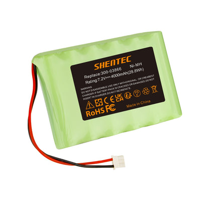 SHENTEC 7.2V 4000mAh akumulator Ni-MH do Honeywell Lynx 5100/5200/5300 300-03866 LCP500-4B